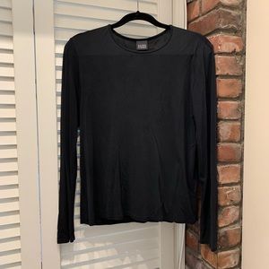 Eileen Fisher basic black long sleeve